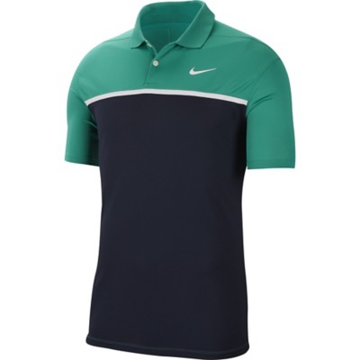 hunter green dri fit polo