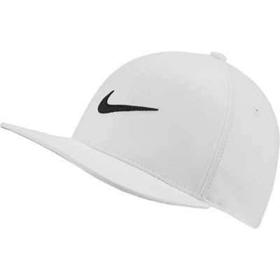 white nike golf visor