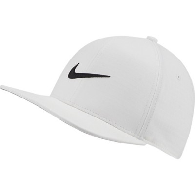 white nike golf hat