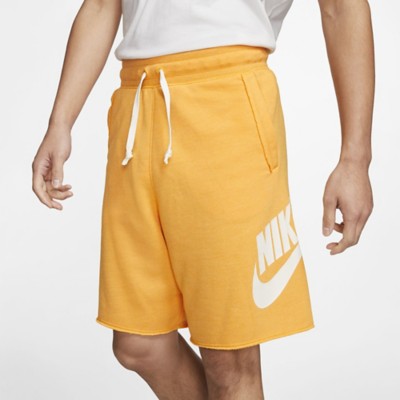 yellow nike shorts mens