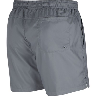 gray nike woven shorts