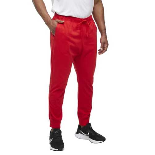 university red nike joggers