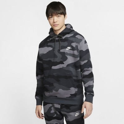 nike camo club hoodie