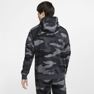 nike lightweight camo fleece hoodie