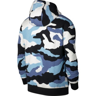 nike camo club pullover hoodie