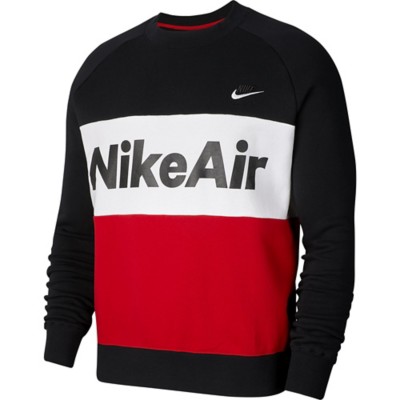nike air crew sweatshirt red