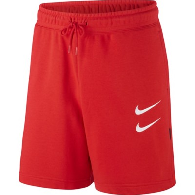 mens nike double swoosh shorts