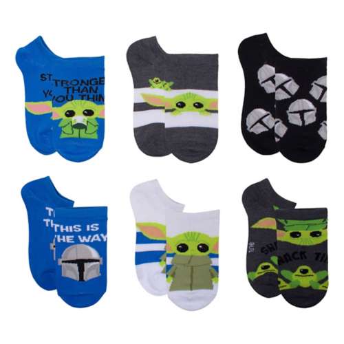 Youth Centric Socks Manadalorian 6 Pack No Show Socks