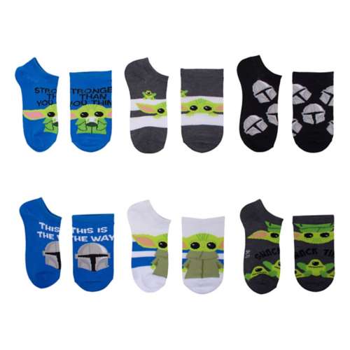 Youth Centric Socks Manadalorian 6 Pack No Show Socks