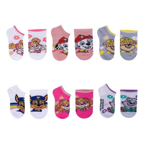 Toddler Centric Socks Paw Patrol 6 Pack No Show Socks