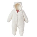Babys' Bunting Sherpa Bear Suit