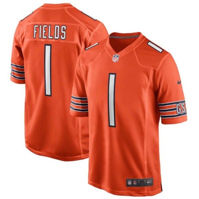 Justin Fields Chicago Bears Nike Player Game Jersey - Orange