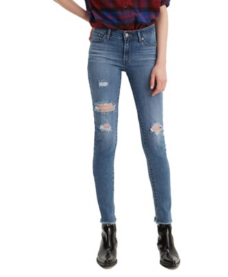 womens levi jeans mid rise skinny