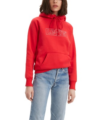 levi's red sweatshirt womens