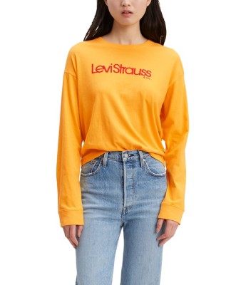 levi long sleeve t shirt women's