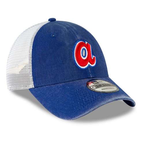 Atlanta Braves Mitchell & Ness Cooperstown Collection Circle Change Trucker  Adjustable Hat - Royal