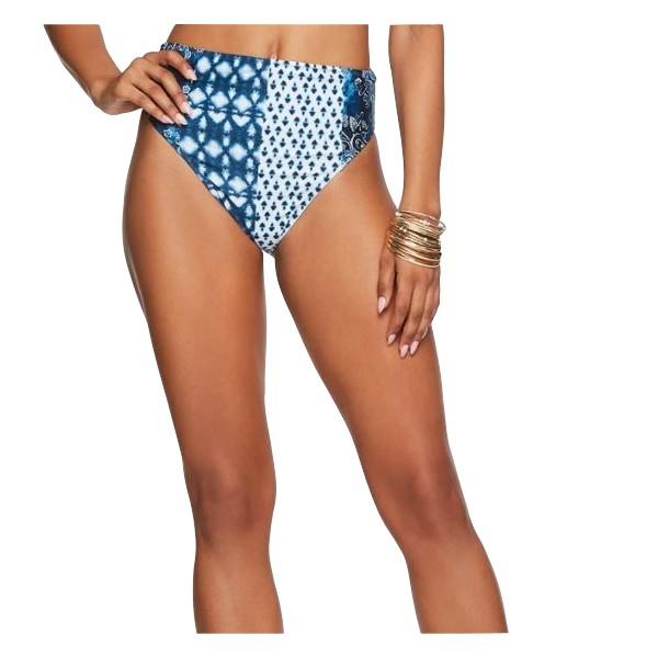 Women's Jessica Simpson Swim Batik Babe High Waisted Bikini Bottom product image