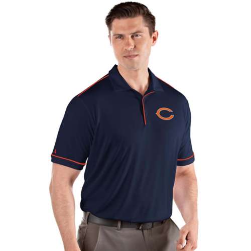 Antigua NFL Chicago Bears Men's par Polo, White, Large