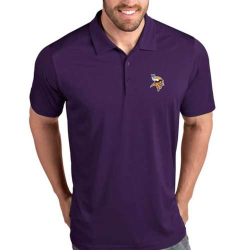 Antigua Men's Antigua Purple Minnesota Vikings Kickoff Button-Up Shirt