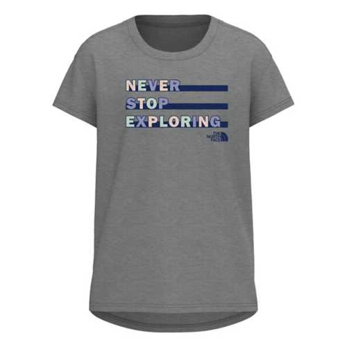 Girls The North Face On Mountain T Shirt Scheels Com