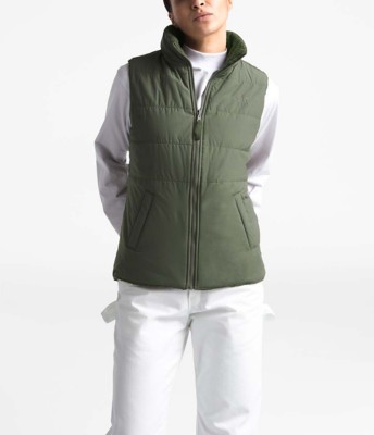 north face women's reversible vest