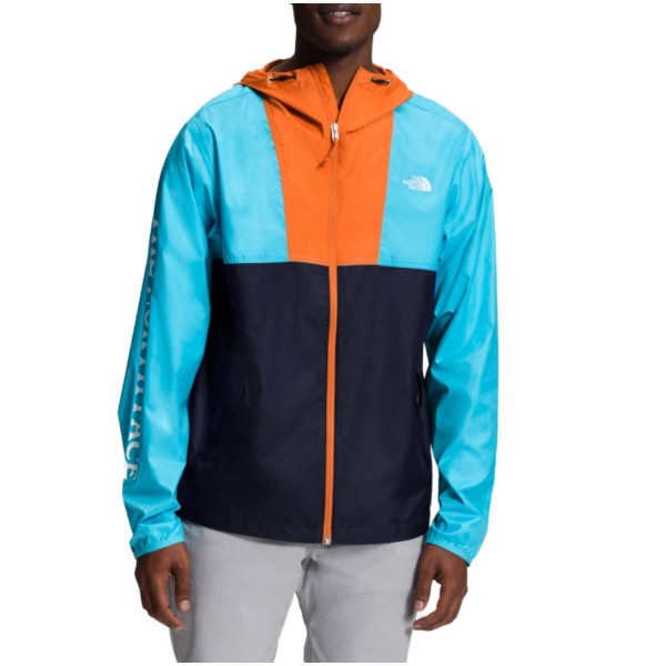 Men's The North Face Sleeve Graphic Cyclone Hoodie Rain Jacket product image