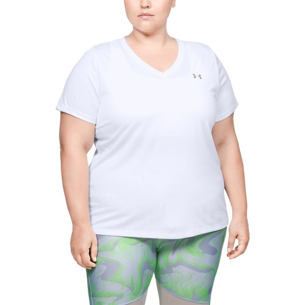 Women's Under Armour Plus Tech V-Neck Shirt product image
