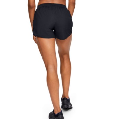 under armour fly by 2 shorts womens