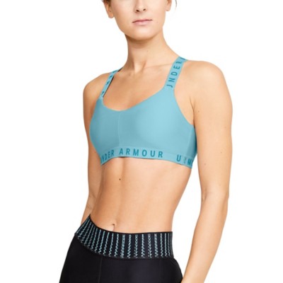 under armour wordmark strappy sports bra