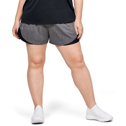 Women's Under armour marineblauw Plus Size 3.0 Play Up Twist Shorts