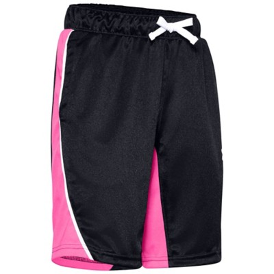 black and pink basketball shorts