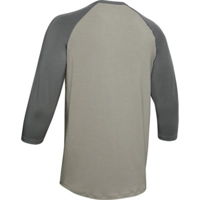 UNDER ARMOUR Athlete Recovery Grey L/S Henley Sleepwear Shirt