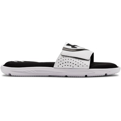 white under armour slides