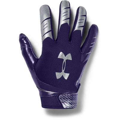 blue under armour football gloves