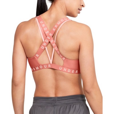 under armour women's strappy wordmark sport bralette