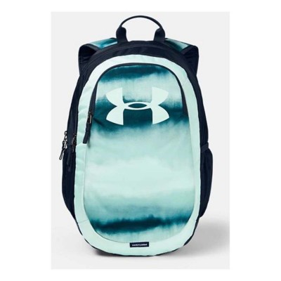 teal and grey under armour backpack