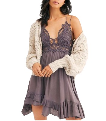 adella slip lace dress