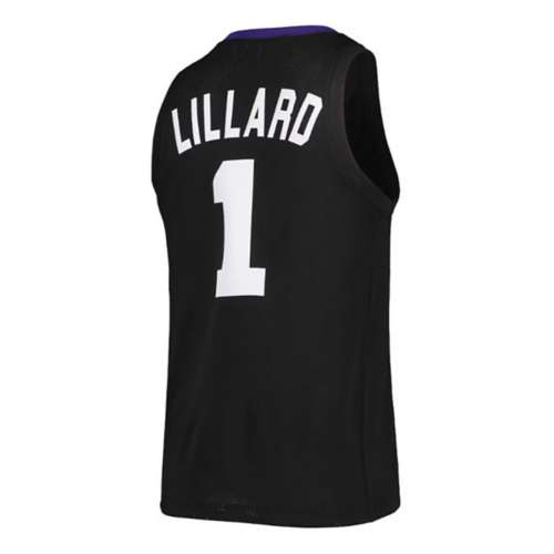 Retro Brand Weber State Wildcats Damian Lillard #1 NCAA Basketball Jersey