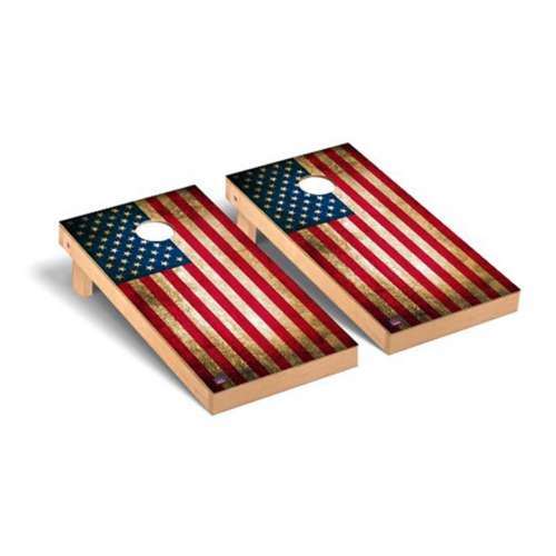 US Vintage Flag Regulation Cornhole Game Set