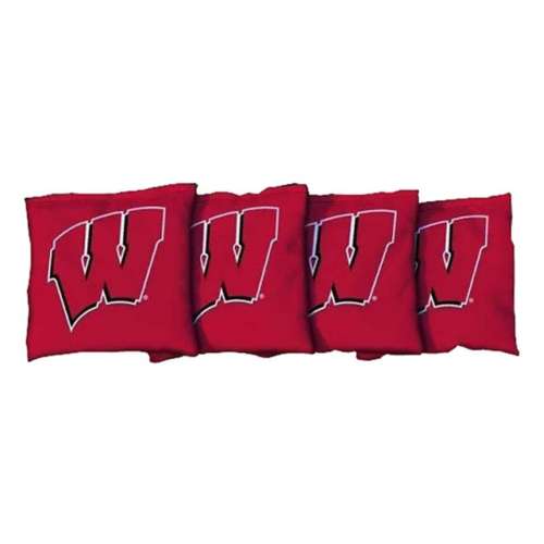 Victory Tailgate Red Wisconsin Badgers Cornhole bags mini 4 Pack