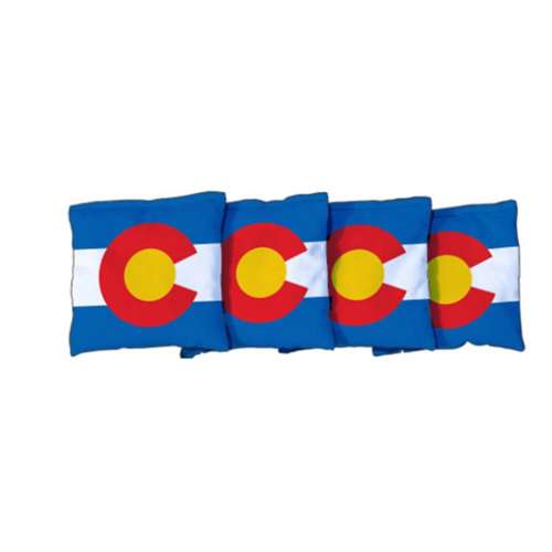 Victory Tailgate Colorado Flag Regulation Corn Filled Bean Bag 4 Pack