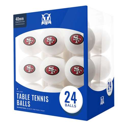 Escalade Sports San Francisco 49ers 24 Count Ping Pong Balls