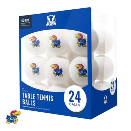Kansas Jayhaawks 24ct Ping Pong Balls