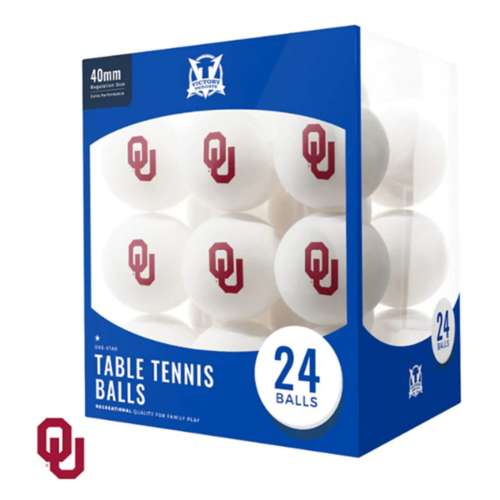 Oklahoma Sooners 24ct Ping Pong Balls
