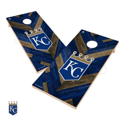 Kansas City Royals 2x4 Solid Wood Cornhole Set