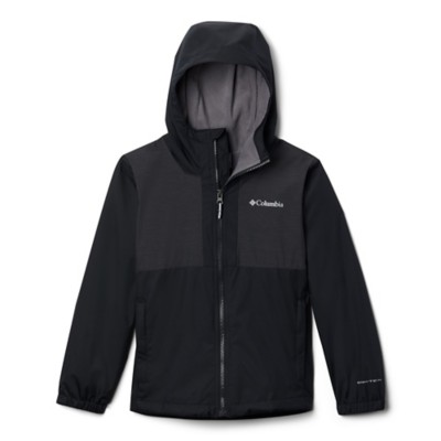 columbia rain jacket with fleece lining