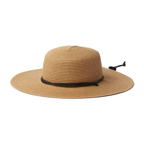 Muskie Leather Patch Straw Sun Hat - Predator Fly Gear