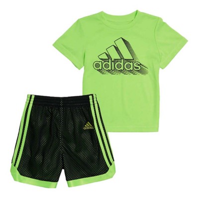 kids adidas short set