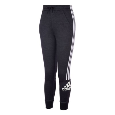 girls black adidas joggers