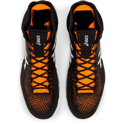 asics orange wrestling shoes